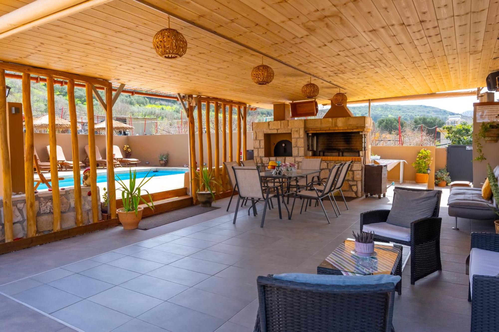 הרקליון Countryhouse Villa With Pool & Private Parking מראה חיצוני תמונה