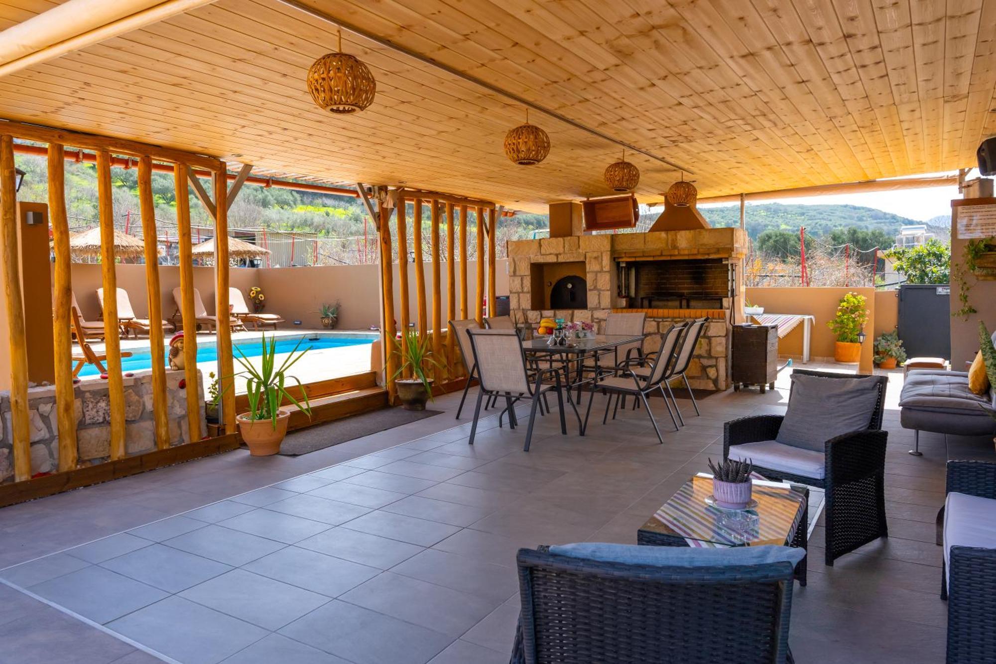 הרקליון Countryhouse Villa With Pool & Private Parking מראה חיצוני תמונה